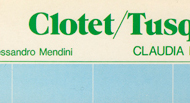 01. CLOTET / TUSQUETS